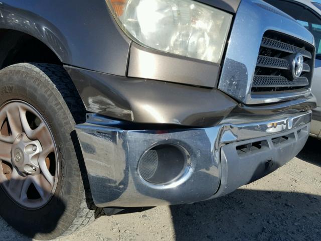 5TFRU54137X004010 - 2007 TOYOTA TUNDRA DOU BROWN photo 9