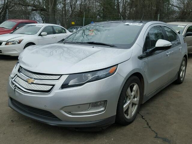 1G1RD6E41BU099023 - 2011 CHEVROLET VOLT SILVER photo 2