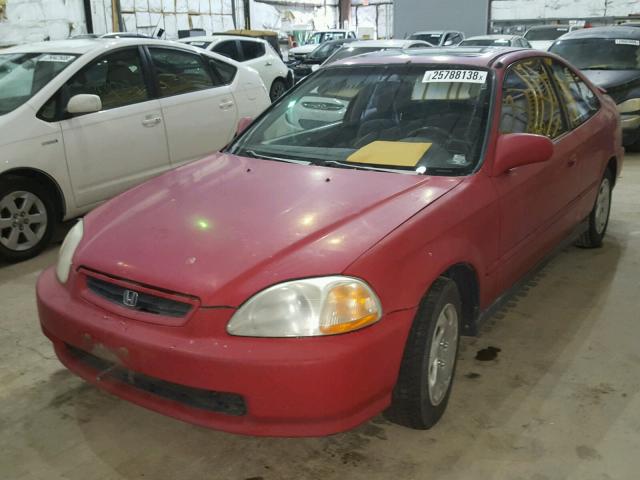 1HGEJ824XTL011562 - 1996 HONDA CIVIC EX RED photo 2