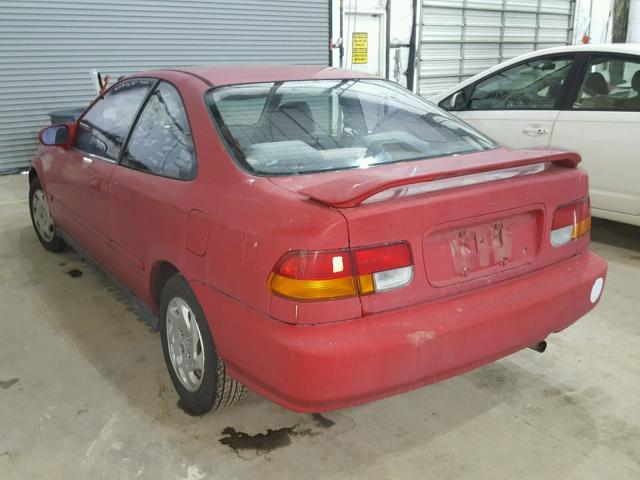 1HGEJ824XTL011562 - 1996 HONDA CIVIC EX RED photo 3