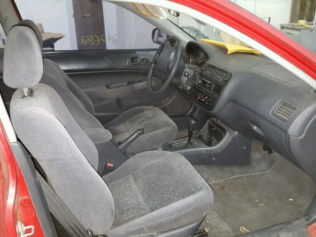 1HGEJ824XTL011562 - 1996 HONDA CIVIC EX RED photo 5