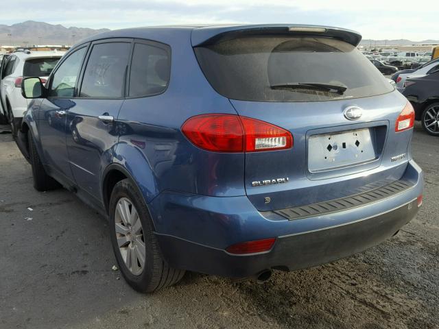 4S4WX91D384409766 - 2008 SUBARU TRIBECA BLUE photo 3