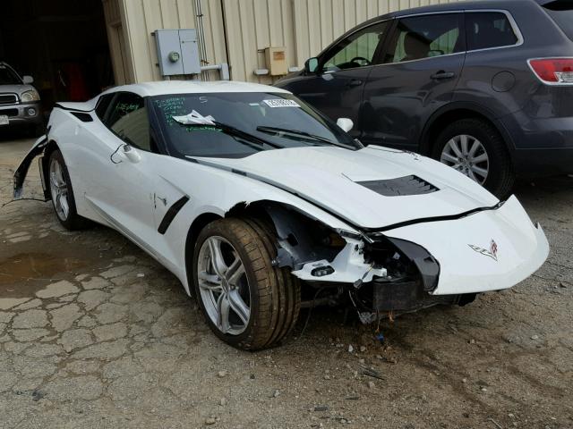 1G1YA2D76H5122971 - 2017 CHEVROLET CORVETTE S WHITE photo 1