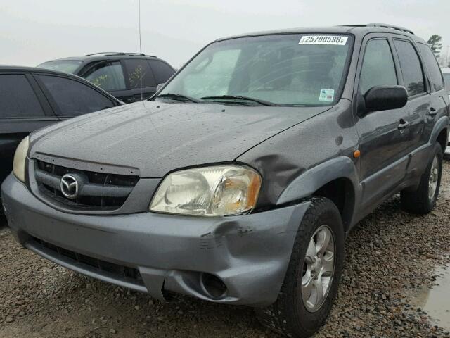 4F2YU09172KM32661 - 2002 MAZDA TRIBUTE LX GRAY photo 2