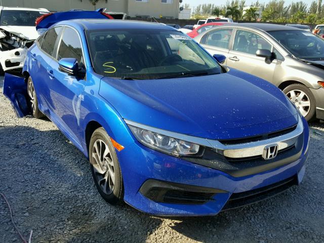 19XFC2F7XGE072648 - 2016 HONDA CIVIC EX BLUE photo 1