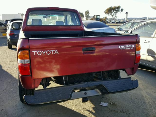 5TESN92N82Z125774 - 2002 TOYOTA TACOMA XTR RED photo 9