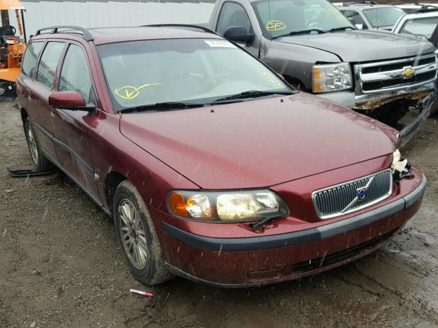 YV1SW61T642410034 - 2004 VOLVO V70 RED photo 1