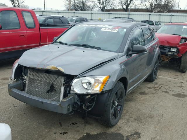 1B3CB3HA9BD242353 - 2011 DODGE CALIBER MA GRAY photo 2