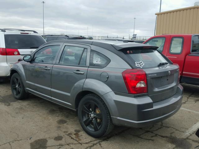 1B3CB3HA9BD242353 - 2011 DODGE CALIBER MA GRAY photo 3