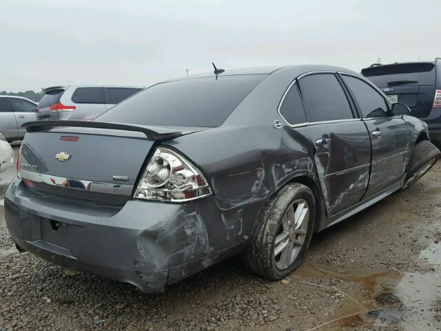 2G1WU57M691126863 - 2009 CHEVROLET IMPALA LTZ GRAY photo 4