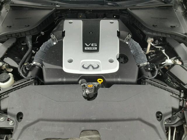 JN1BV7AP3FM350144 - 2015 INFINITI Q50 BASE Чорний фото 7