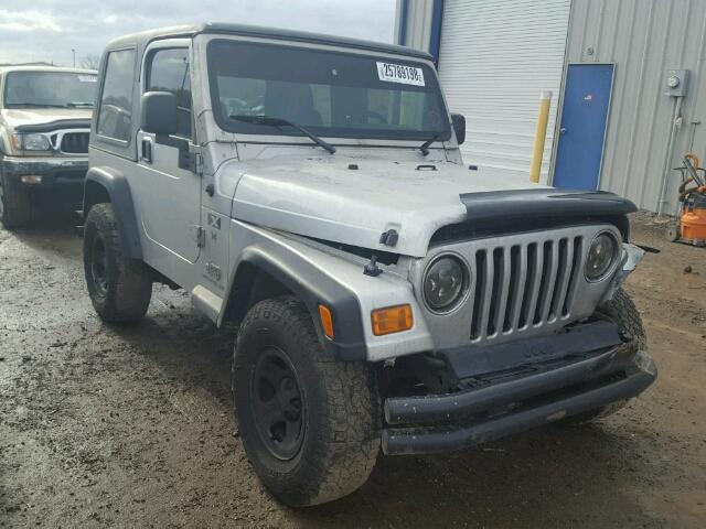 1J4FA39S35P305157 - 2005 JEEP WRANGLER X SILVER photo 1