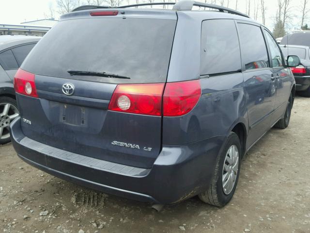 5TDZA23C46S572670 - 2006 TOYOTA SIENNA CE/ GRAY photo 4