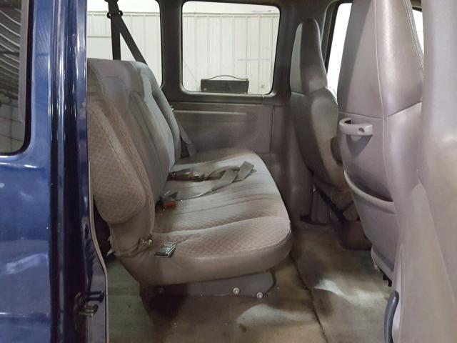 1GNFG15R7Y1150168 - 2000 CHEVROLET EXPRESS G1 BLUE photo 6