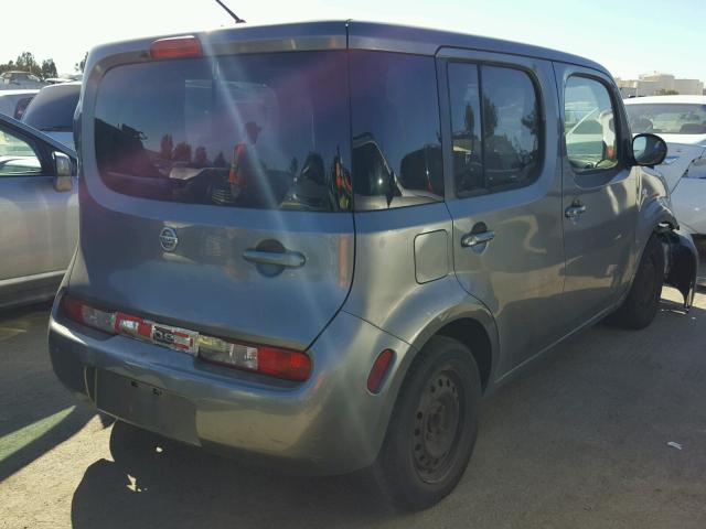 JN8AZ28R59T124726 - 2009 NISSAN CUBE BASE GRAY photo 4