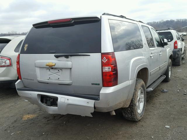 1GNSKJE35BR314535 - 2011 CHEVROLET SUBURBAN K SILVER photo 4