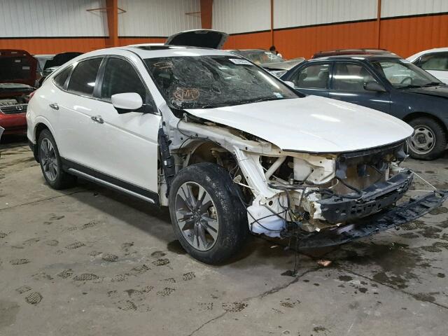 5J6TF2H54DL800158 - 2013 HONDA CROSSTOUR WHITE photo 1