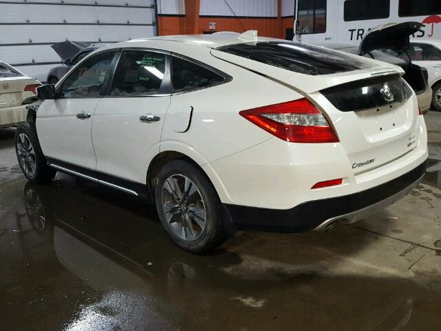 5J6TF2H54DL800158 - 2013 HONDA CROSSTOUR WHITE photo 3