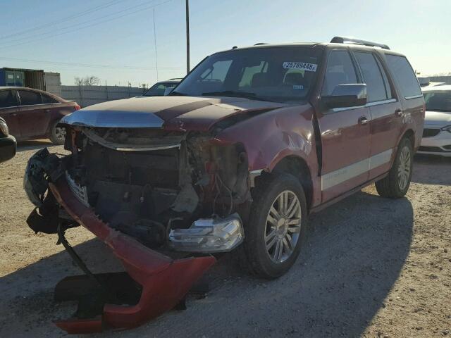 5LMFU27567LJ20799 - 2007 LINCOLN NAVIGATOR წითელი ფოტო 2