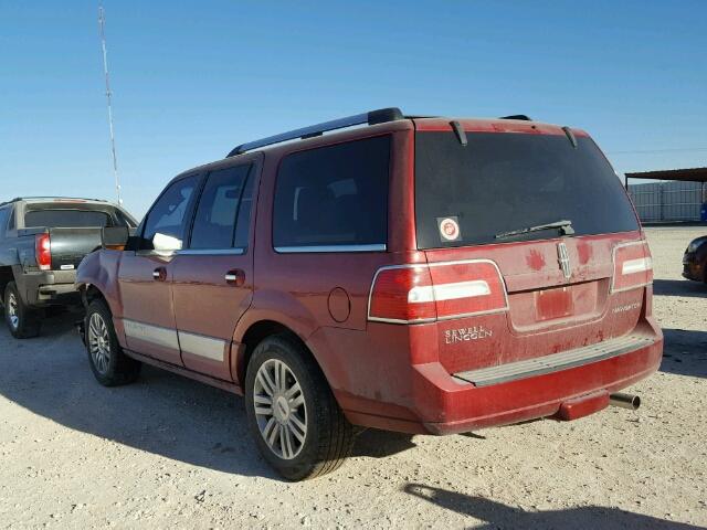 5LMFU27567LJ20799 - 2007 LINCOLN NAVIGATOR წითელი ფოტო 3