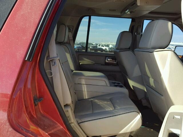 5LMFU27567LJ20799 - 2007 LINCOLN NAVIGATOR წითელი ფოტო 6