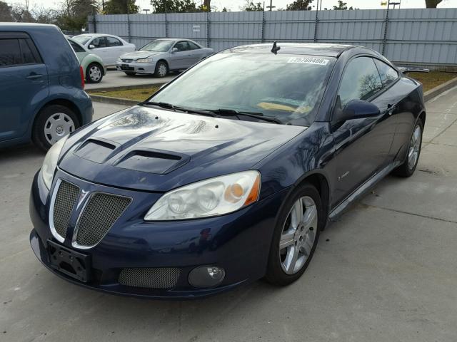 1G2ZM177694182141 - 2009 PONTIAC G6 GXP BLUE photo 2