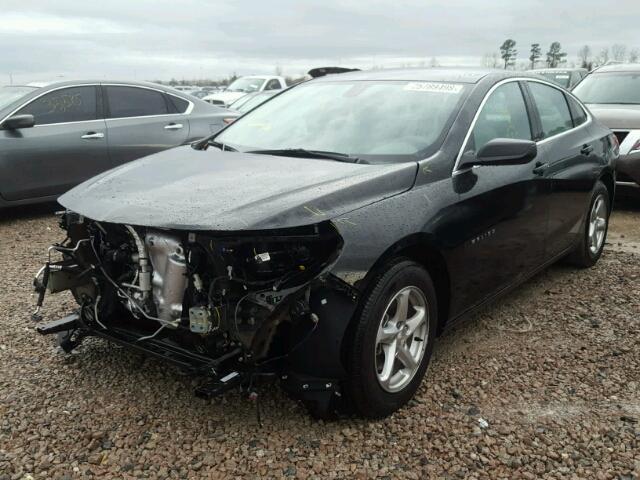 1G1ZB5STXHF224433 - 2017 CHEVROLET MALIBU LS 黑色 照片 2