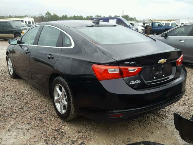 1G1ZB5STXHF224433 - 2017 CHEVROLET MALIBU LS 黑色 照片 3