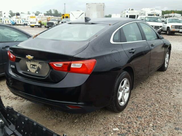 1G1ZB5STXHF224433 - 2017 CHEVROLET MALIBU LS 黑色 照片 4