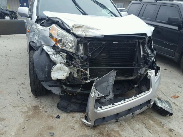 5FNYF284X6B047924 - 2006 HONDA PILOT EX SILVER photo 9