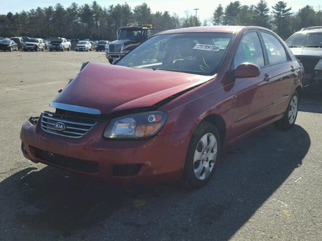 KNAFE222095645637 - 2009 KIA SPECTRA EX RED photo 2