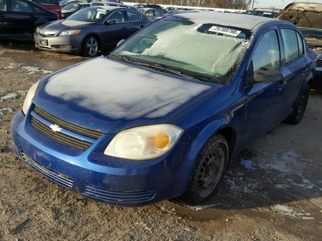 1G1AK52F457575013 - 2005 CHEVROLET COBALT BLUE photo 2