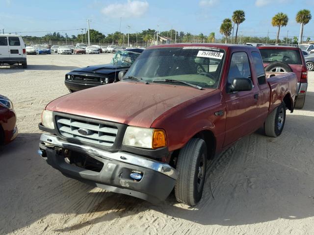 1FTYR44E13PA95024 - 2003 FORD RANGER SUP RED photo 2