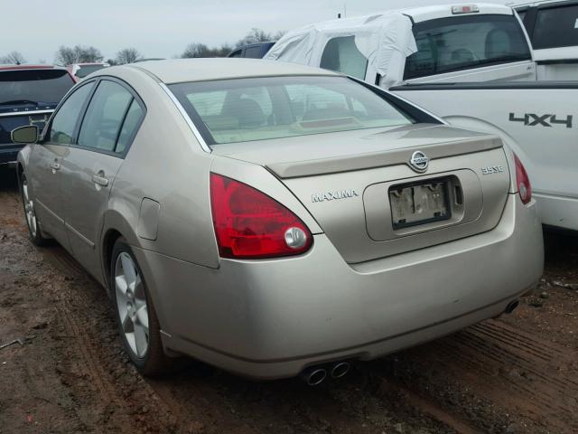 1N4BA41E25C818817 - 2005 NISSAN MAXIMA SE BEIGE photo 3