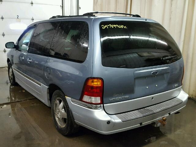 2FMZA5340XBB57788 - 1999 FORD WINDSTAR S BLUE photo 3