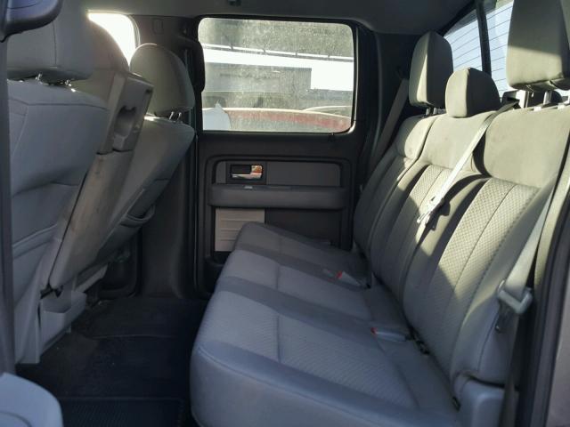 1FTFW1CT9DKE83227 - 2013 FORD F150 SUPER GRAY photo 6