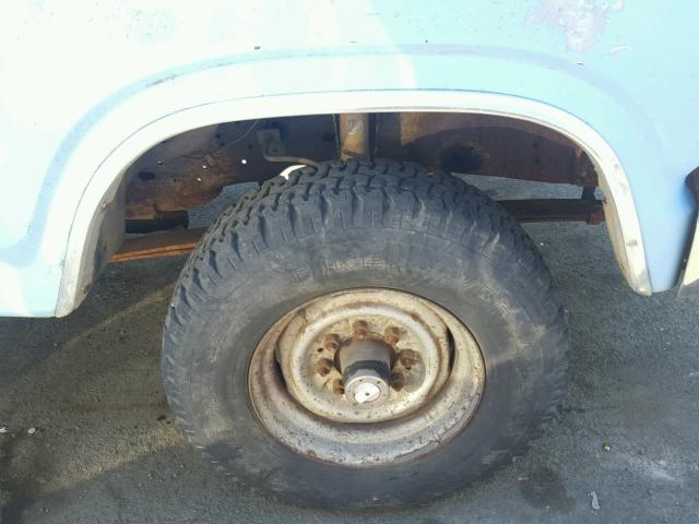 1FTEF26N1GPB07112 - 1986 FORD F250 BLUE photo 9