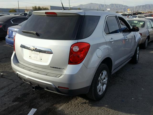 2CNALBEW1A6260397 - 2010 CHEVROLET EQUINOX LS SILVER photo 4