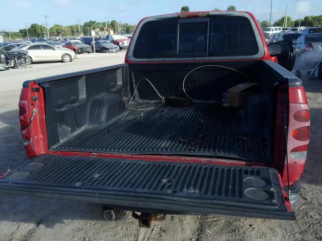 1FTRF18L3XNA88162 - 1999 FORD F150 RED photo 6