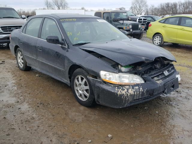 JHMCG56722C010524 - 2002 HONDA ACCORD SE BLACK photo 1