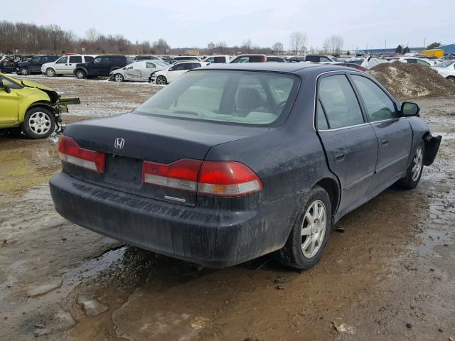 JHMCG56722C010524 - 2002 HONDA ACCORD SE BLACK photo 4