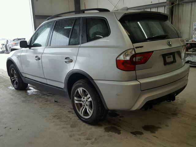 WBXPA934X6WD29671 - 2006 BMW X3 3.0I SILVER photo 3