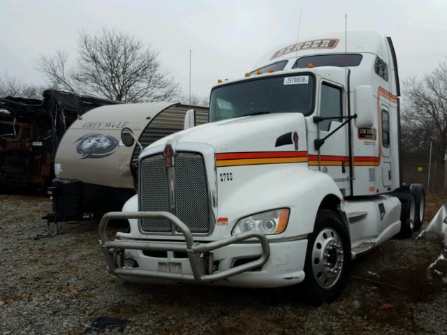 1XKAA49XXCJ287665 - 2012 KENWORTH CONSTRUCTI WHITE photo 2