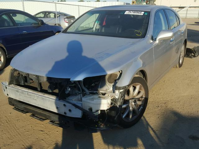 JTHBL46F375050423 - 2007 LEXUS LS 460 SILVER photo 2