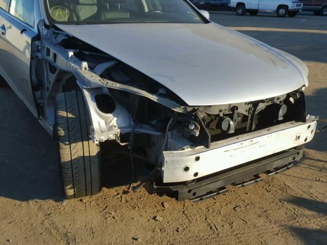 JTHBL46F375050423 - 2007 LEXUS LS 460 SILVER photo 9