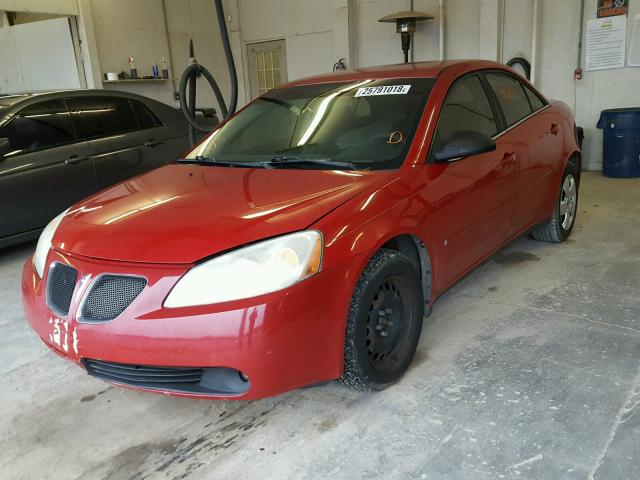 1G2ZG558364223203 - 2006 PONTIAC G6 SE1 RED photo 2