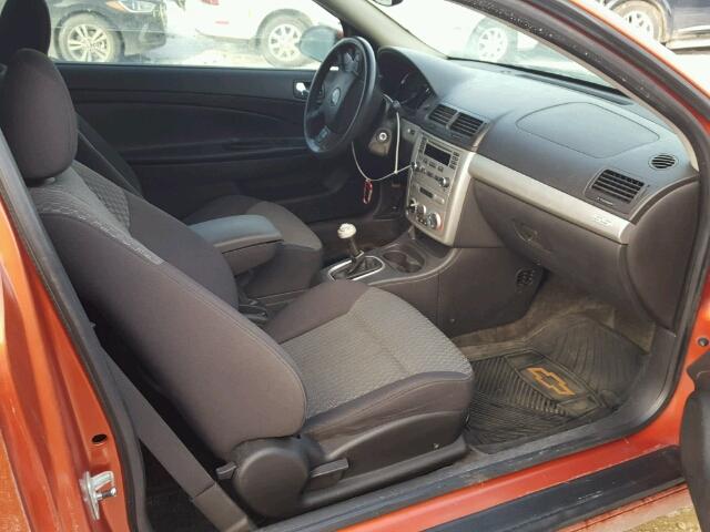 1G1AM18B667648505 - 2006 CHEVROLET COBALT SS ORANGE photo 5