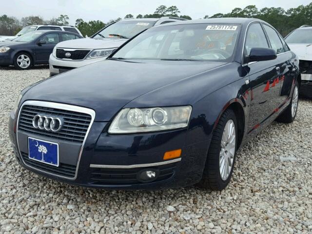 WAUAH74F37N092946 - 2007 AUDI A6 3.2 BLUE photo 2