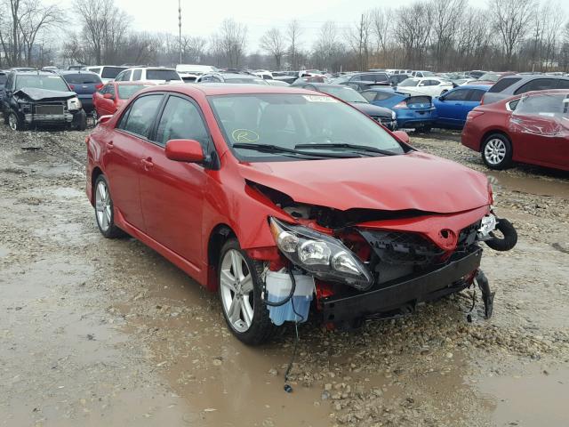 2T1BU4EE0DC045900 - 2013 TOYOTA COROLLA BA RED photo 1