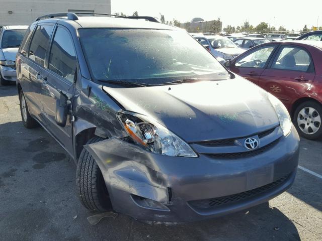 5TDZA23CX6S544341 - 2006 TOYOTA SIENNA CE BLUE photo 1